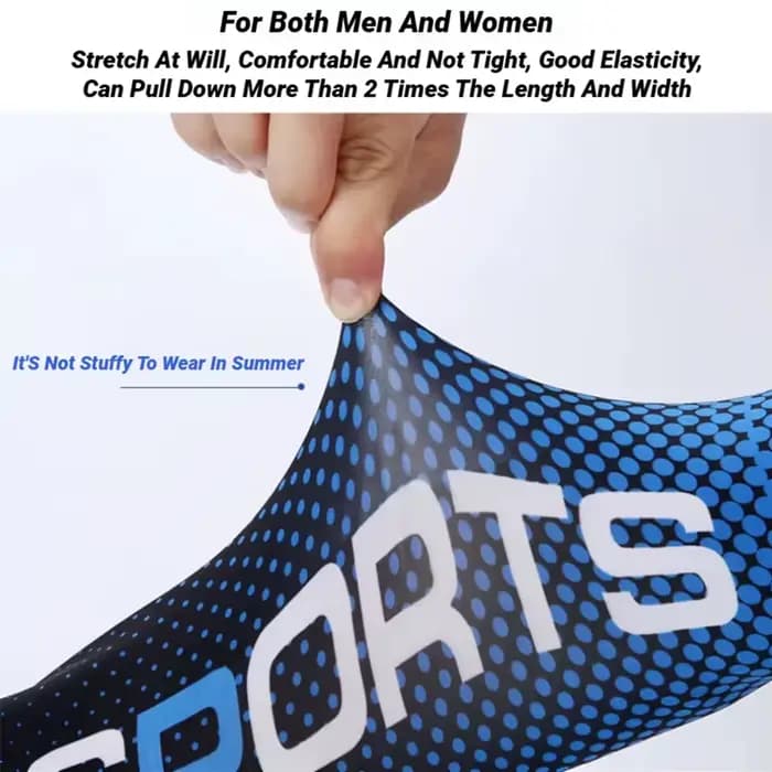 Manches de Protection solaire en soie glacée pour hommes et femmes, Protection solaire UV, bras anti