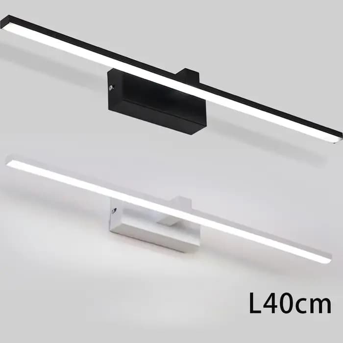 COOINJOY Lampe LED pour miroir de salle de bain 40CM, lumière de maquillage, lumière blanche chaude,