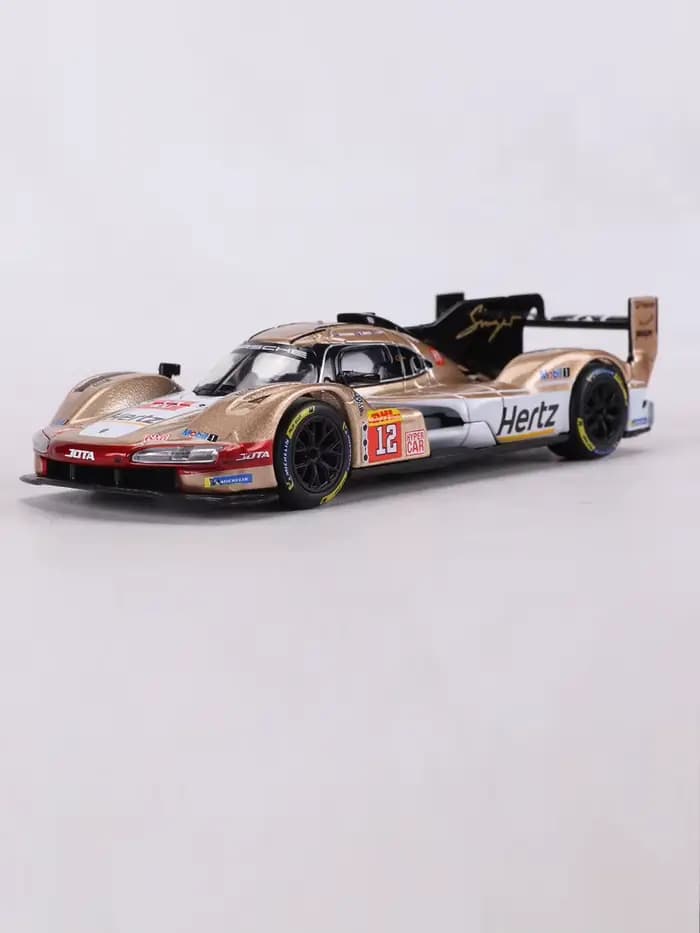 Burago 1:43 Porsche 963 Le Mans voiture de course 24 heures modèle de voiture en alliage