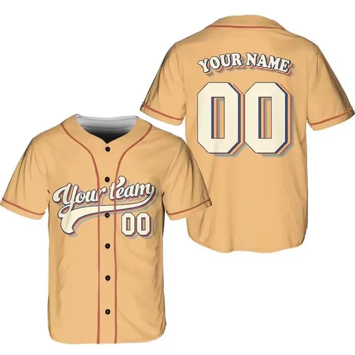 Maillot de baseball vintage personnalisé pour homme, uniforme de baseball personnalisé avec nom et n