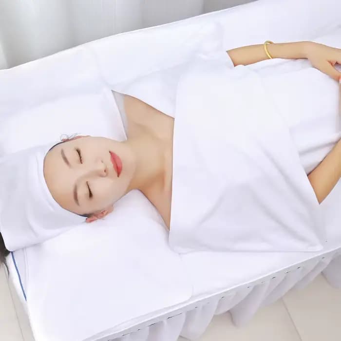 Ensemble de serviettes de luxe pour cheveux, visage, corps, salon esthétique, spa, cosmétiques, maqu