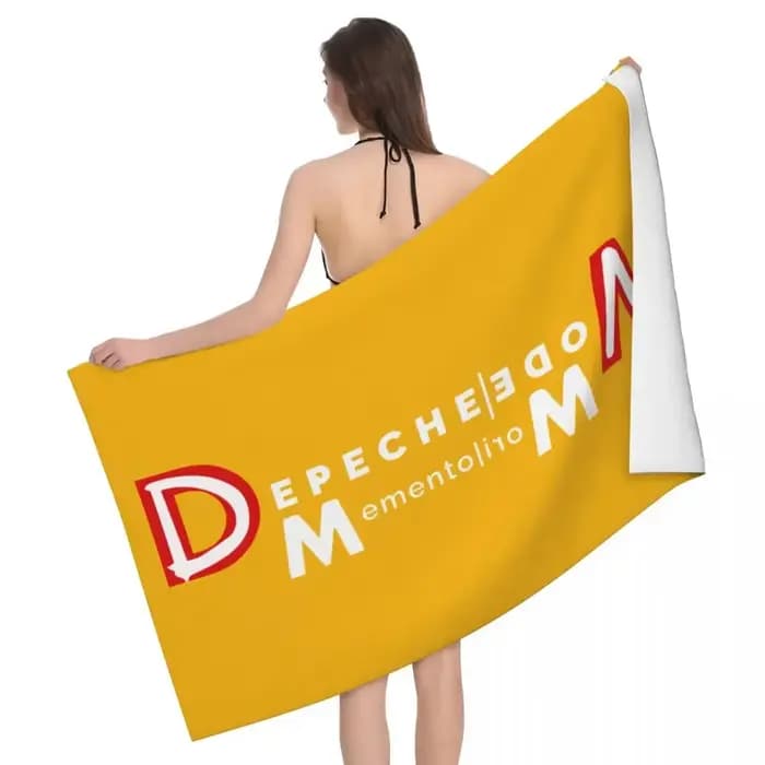Depeche-Serviette de plage en microcarence super douce, mode cool, séchage rapide, bain, sauna, DM