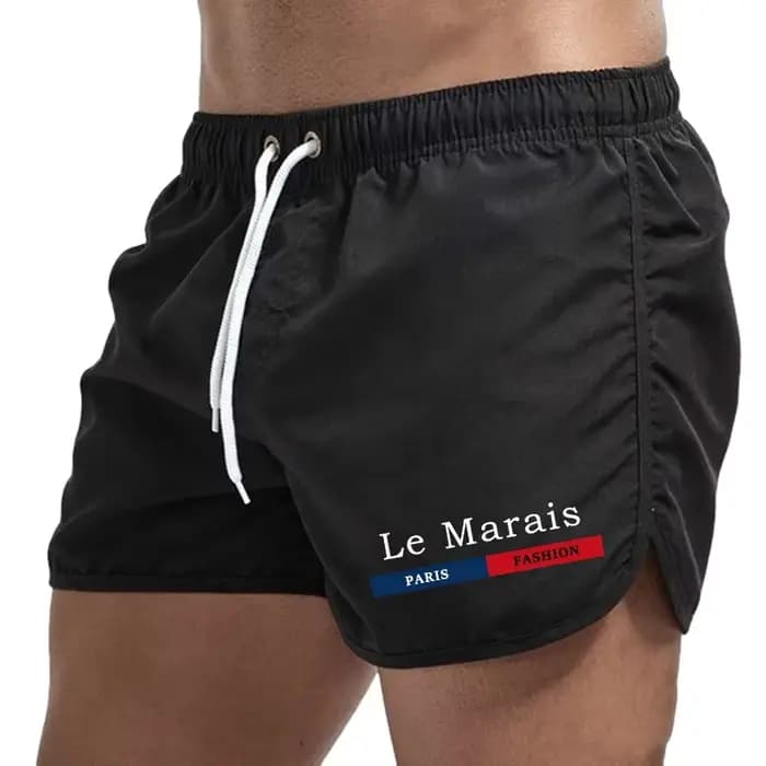 Short de bain décontracté pour homme 2026 – Caleçon de plage, pantalon de natation et de sport à séc