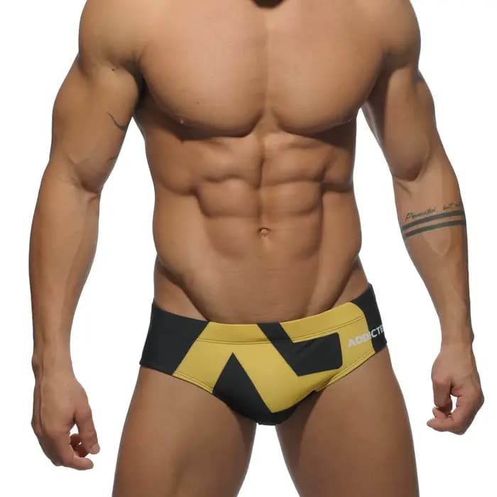 Maillot de bain pour hommes, slip de Bikini, Sexy, lettre imprimée, short de plage, Boxer, maillot d