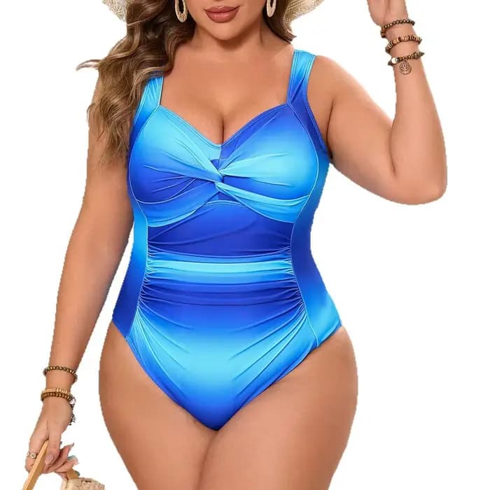 Maillot de bain grande taille 2025 Tankini maillot de bain une pièce grande taille Bikini maillots d
