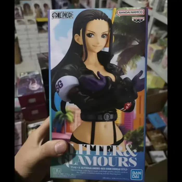 En stock, figurine originale 100% Bandai Nico Robin, personnages d'anime One Piece, modèle de jouets