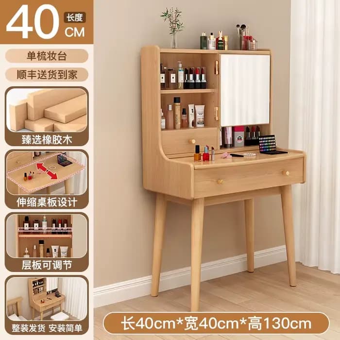 Tallboy large Table de vanité pour adulte rustique Simple classique Table de vanité coin Mini Commod