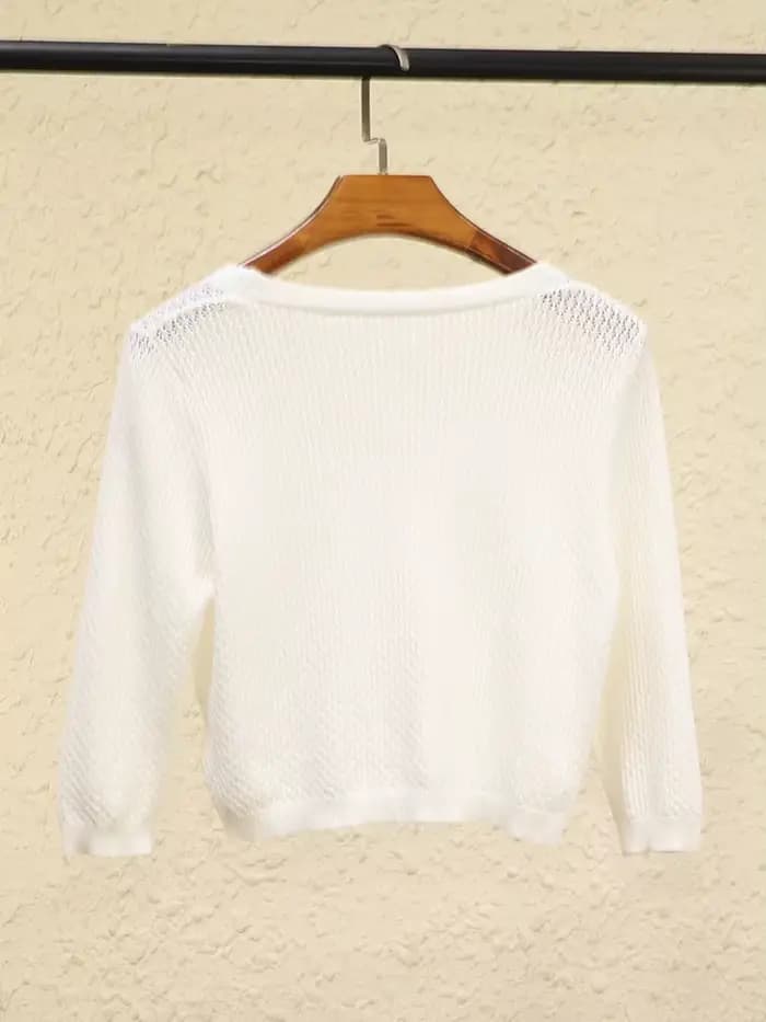 cardigan femme ete légère pulle haut court femmes de vêtements cardigans pull mode gilet maille été 