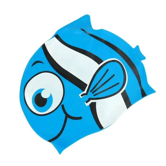 Bonnet de bain pour enfants, imperméable, dessin animé, Animal, plage, en Silicone, pour protéger le