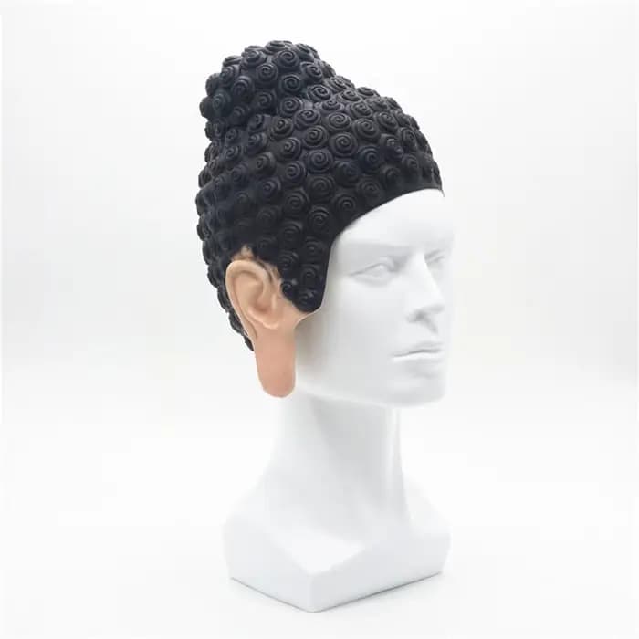 Bonnet de bain en latex pour hommes et femmes, casquette de natation, chapeau de cosplay de plage, i