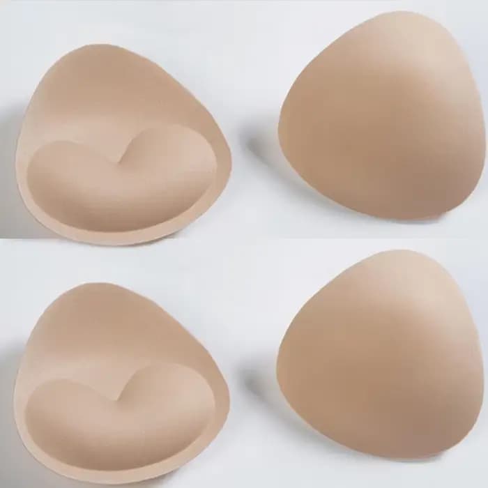 Coussinets de soutien-gorge en silicone pour maillot de bain, rembourrés, épaissis, effet push-up, r