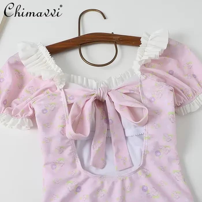 Maillot de bain japonais une pièce pour femmes