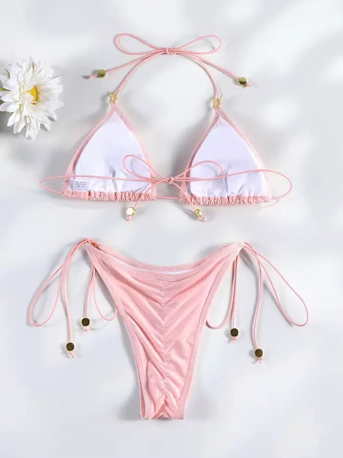 Maillot de bain triangle rose Rinabe 2026