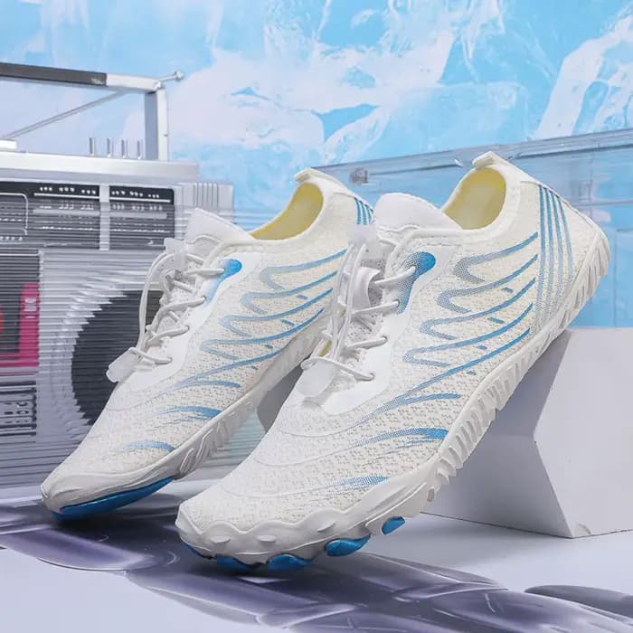 Aqua Shoes Chaussures de mise à la terre avec chaussures de mise à la terre en cuivre Chaussures d'eau unisexes à séchage rapide Chaussures légères pieds nus pour les sports nautiques