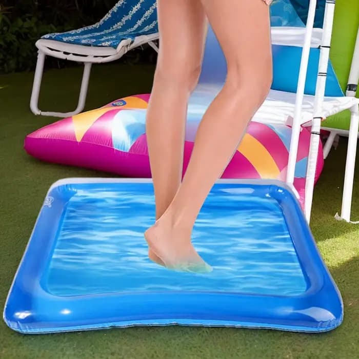 Bassin de lavage de pieds gonflable pour piscine, bac de rinçage pour enfants, adolescents, adultes, propriétaires de maison, voyageurs, plage, camping