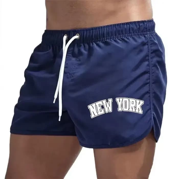 Shorts de bain pour hommes, pour la plage, la salle de sport et les activités de surf, séchage rapide, ventilés, décontractés, avec cordon de serrage à la taille