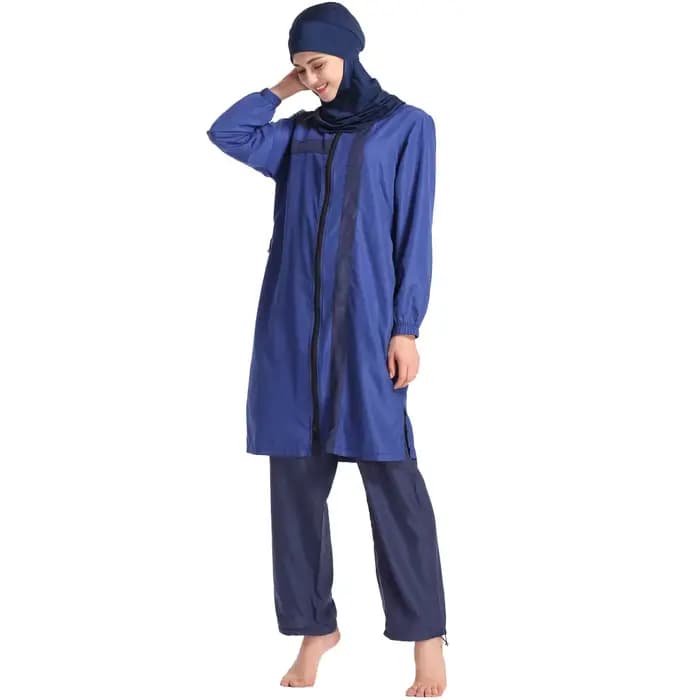 Maillot de bain arabe du Moyen-Orient, ensemble de protection solaire, conservateur, musulman, asiatique, document de nuit, nouveau stock, 2024