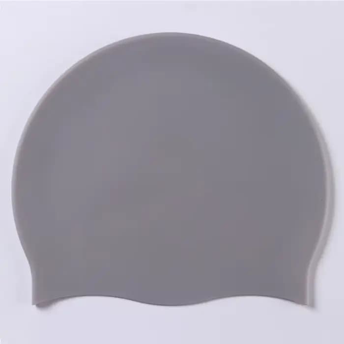 Bonnet de natation en silicone imperméable pour hommes, femmes, adultes, enfants, bonnets de piscine à cheveux longs, équipement de natation de plongée, bonnets élastiques