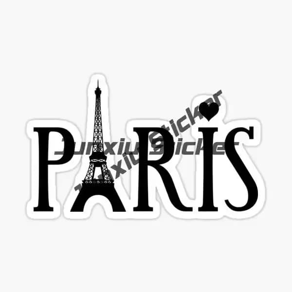 Autocollant France Armoiries de la Tour Eiffel à Paris, France Ville d'Amour Paris Alpes-de-Haute-Provence, Décalcomanie Couverture Scratch
