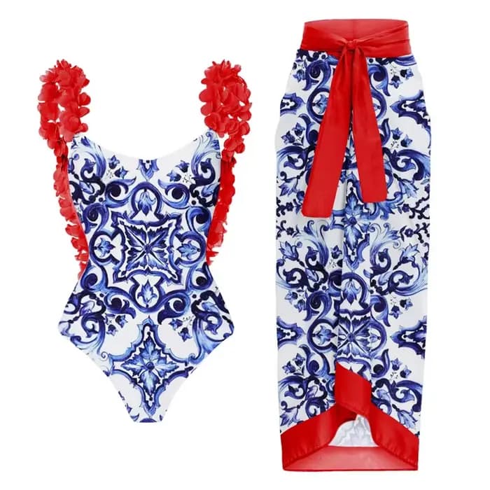Maillot de bain une pièce dos nu à sequins faits main pour femme
