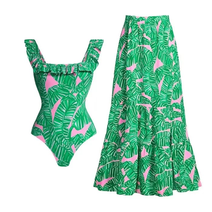 Maillot de bain une pièce avec couverture