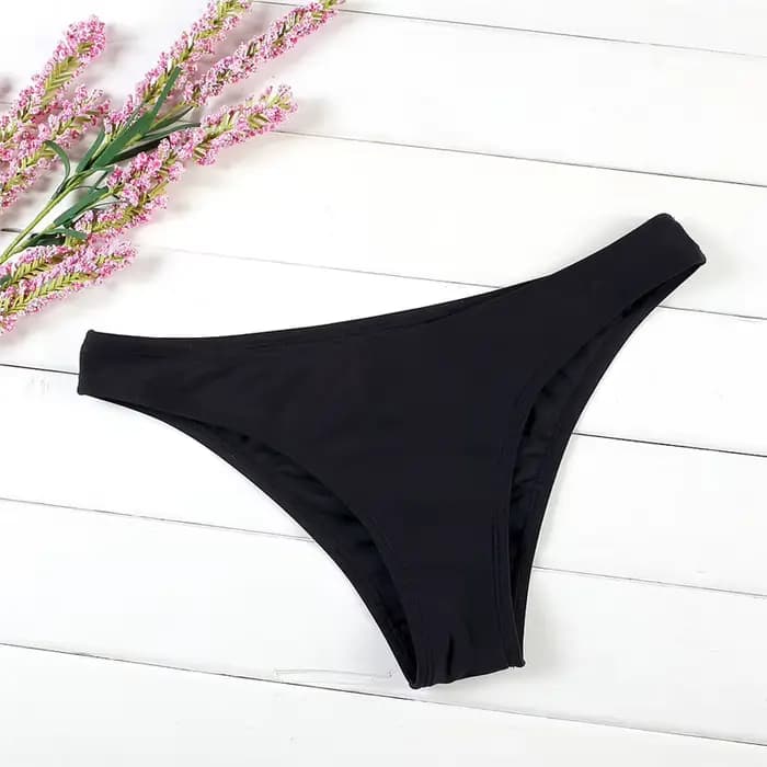 Femmes maillot de bain Bikini ensemble licou évider maillots