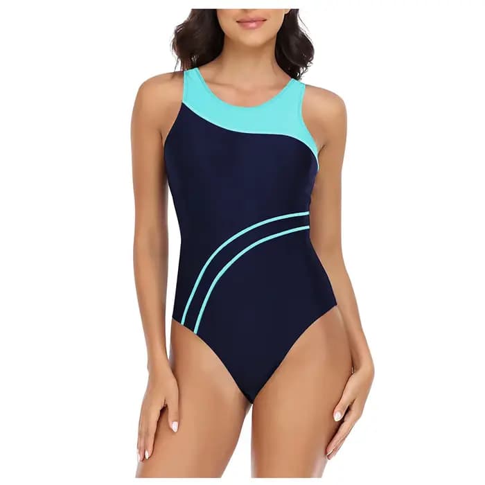 Une pièce grands maillots de bain fermé grande taille maillots de bain sport Push Up femmes natation corps maillot de bain femme plage piscine baigneur