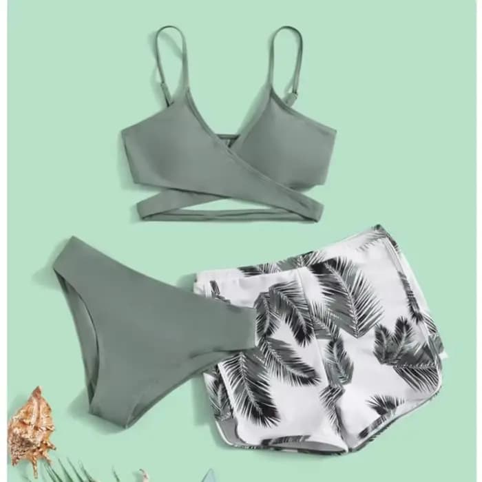 Maillot de bain trois pièces pour femme