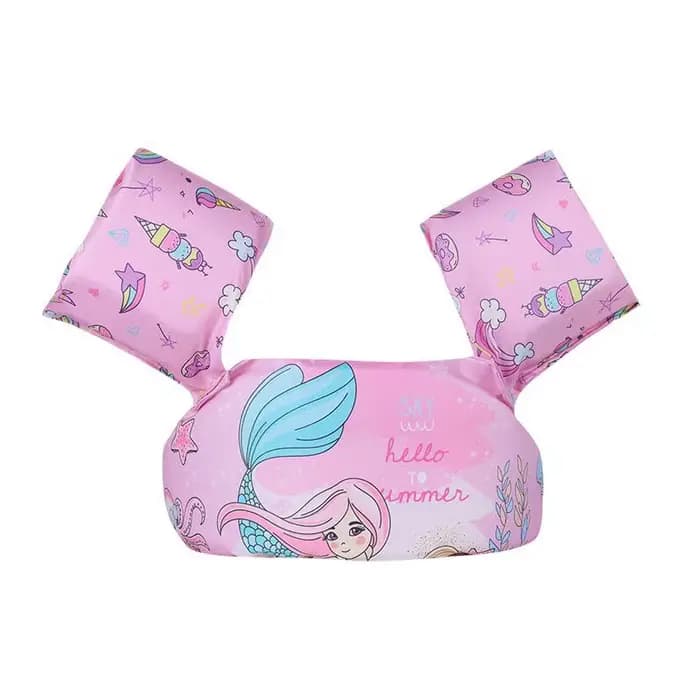 Accessoire de piscine : Gilet de natation d'apprentissage et brassards de flottabilité en mousse, meilleurs que les bouées gonflables