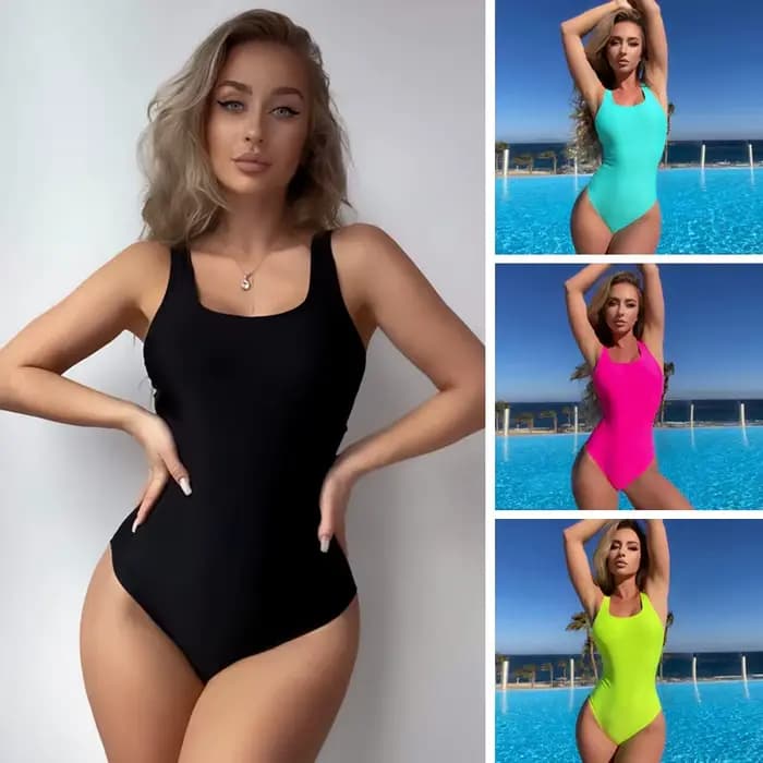 Maillot de bain une pièce dos nu