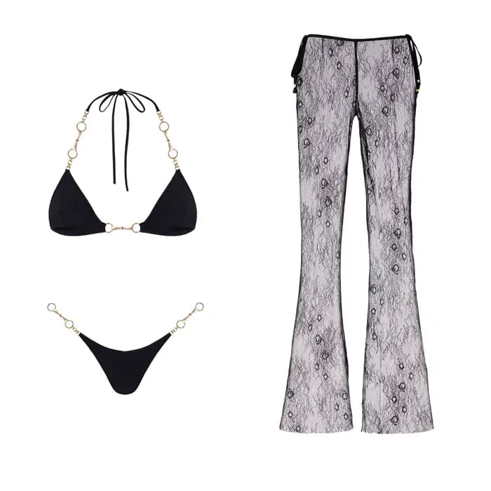 Maillot de bain bikini avec jupe