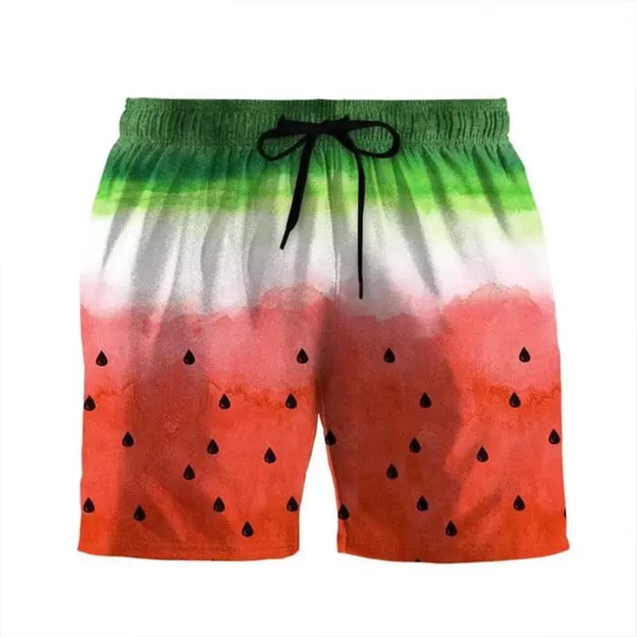 Short de plage hawaïen pour hommes, imprimé 3D, fruits, pastèque, graphique, Sport, nouveau Design, pantalons courts, vêtements de personnalité