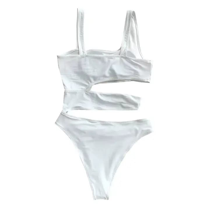 Maillot de bain une pièce blanc