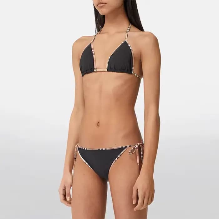 Maillot de bain deux pièces imprimé classique