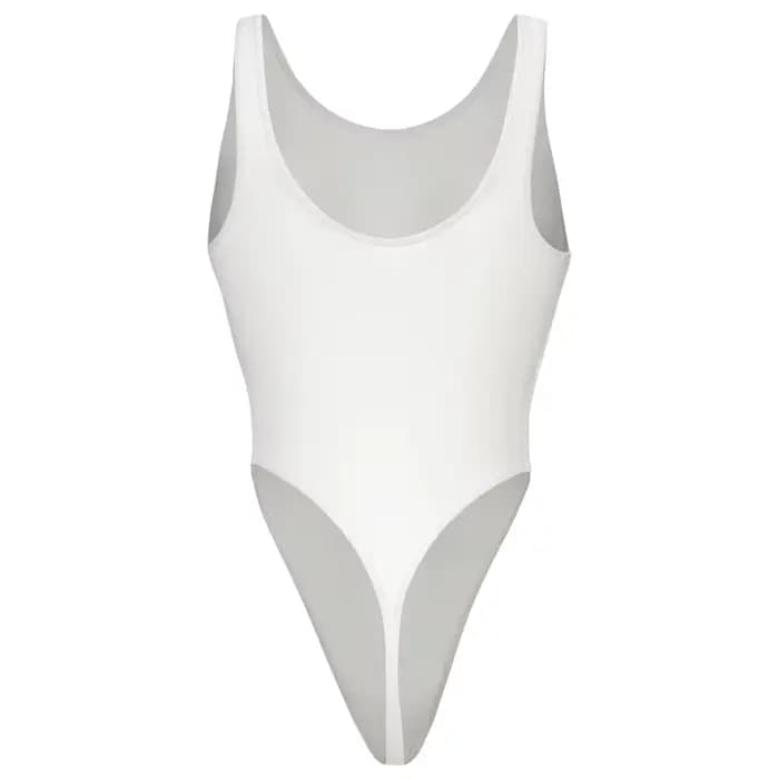 Maillot de bain une pièce sexy pour femme, string, dos ouvert, sans manches, collants creux, costume de batterie, costume solide, nouveau
