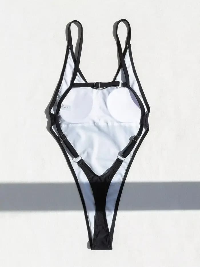 Maillot de bain une pièce dos nu sexy pour femme