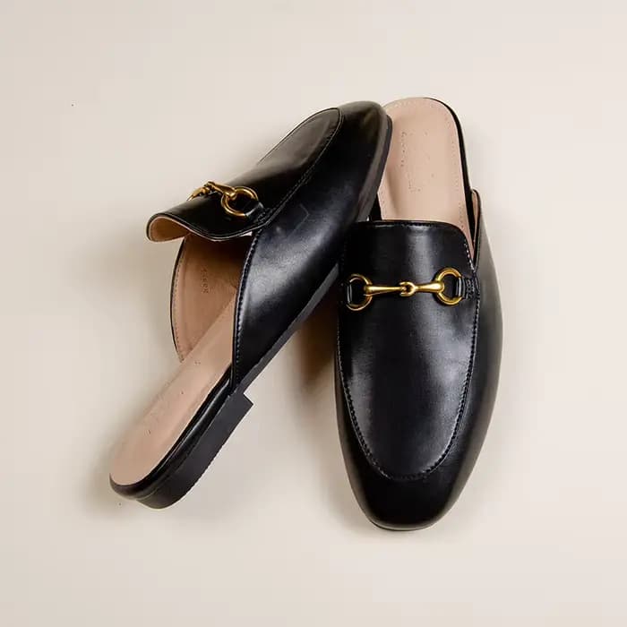 Mules d'été pour femmes avec boucle mors de cheval, style Ins 2026, polyvalentes et tendance pour l'extérieur