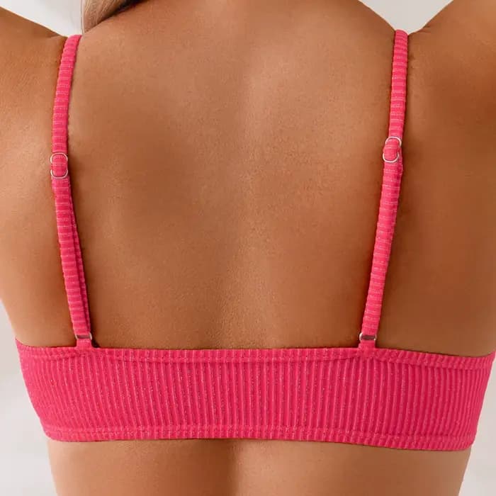 Ensembles de bikinis côtelés pour femmes 2026 Maillots de bain féminins Maillot de bain séparé Vêtements de plage d'été Maillot de bain deux pièces Biquinis brésiliens
