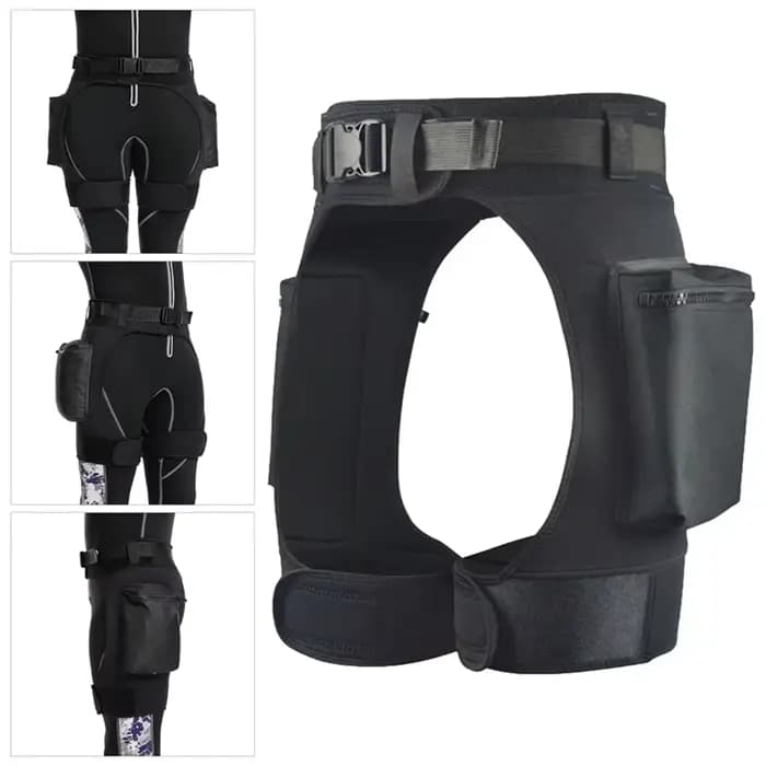 Shorts pour hommes, pantalon court extensible en combinaison de plongée avec poches, boucle à dégagement rapide, ceinture ajusta