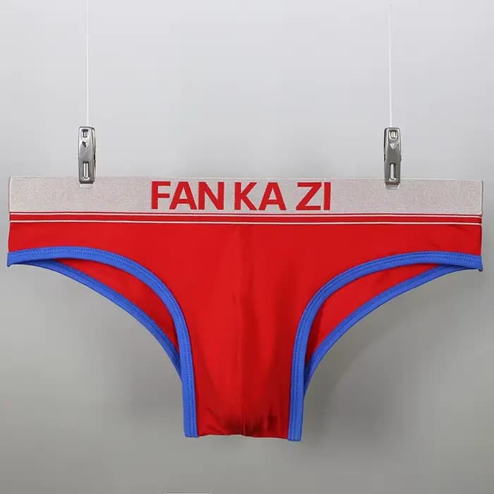 Slip de bain pour hommes, respirant, taille basse, vêtements de plage