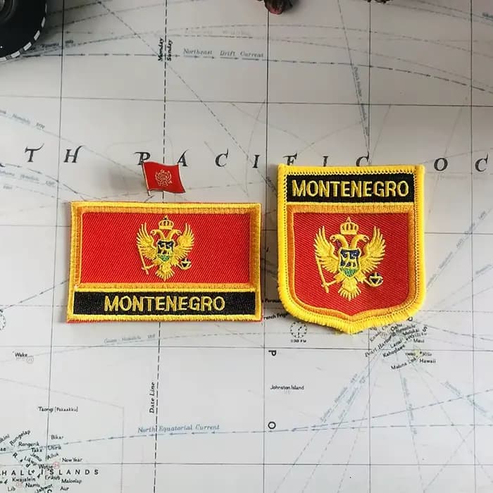 Patch Brodé au Sensation Nationale du tueur, Danemark ge Bouclier et Épingle de Forme Carrée, Un Ensemble sur le Brassard du Grill, Décoration de Sac à Dos