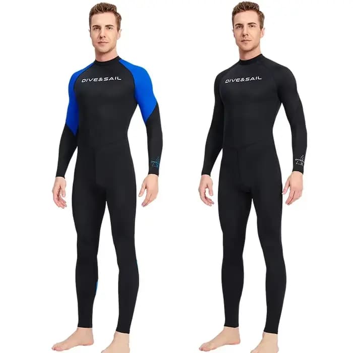 Combinaison de natation à manches longues pour hommes