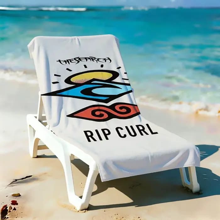 Serviette de bain en microfibre Surf R-Rip Curls pour la natation, le surf, le camping, unisexe, pour les vacances