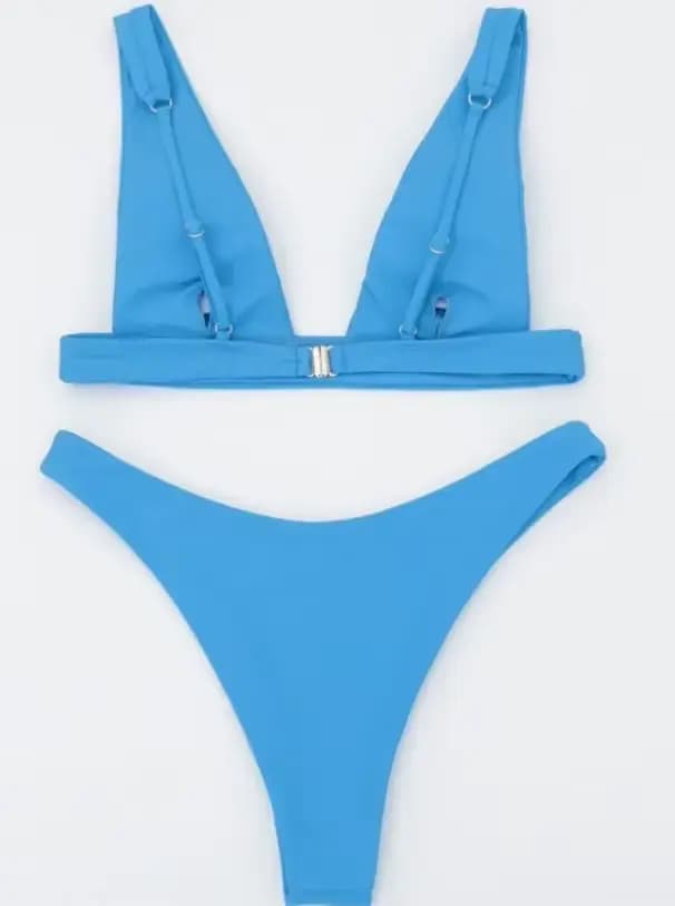 Sexy Bikini 2022 solide maillot de bain femmes maillots