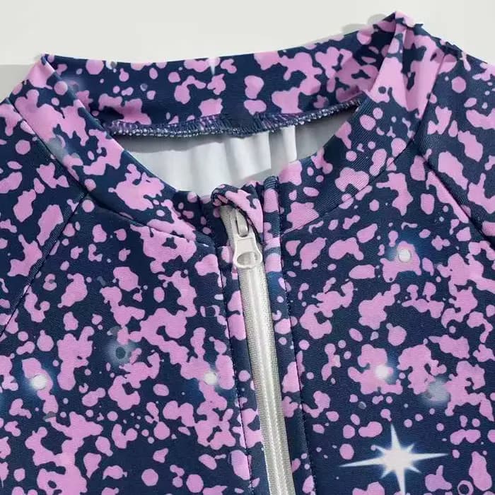 Maillot de bain une pièce imprimé pour filles 2026 avec short intégré
