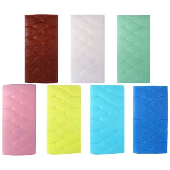 Panneaux muraux autocollants en mousse à effet coussin pour la décoration de salle de bain, de maison et de chambre, à peler et coller