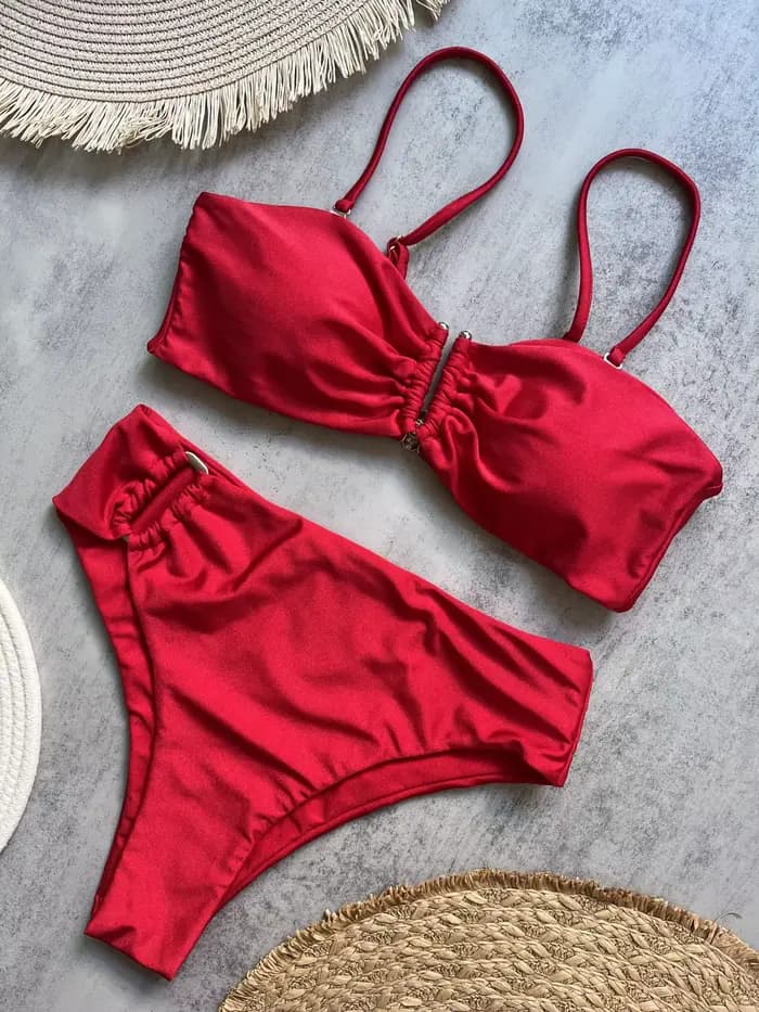 Bandeau Bikini Push Up femmes maillots de bain 2025 Sexy maillot
