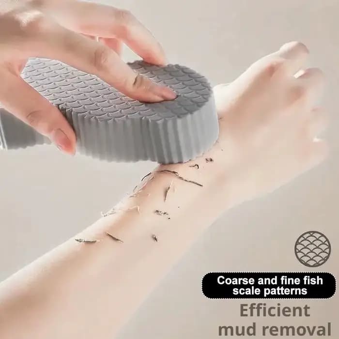 Éponge de bain magique 3D pour enfants, exfoliante pour le corps, élimine les peaux mortes, masseur, brosses de douche nettoyantes, éponge exfoliante, accessoire indispensable
