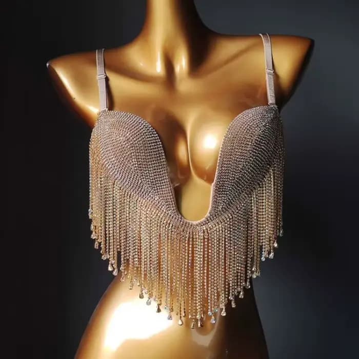 Maillot de bain avec strass, sexy, Bikini, avec pompons, pour les femmes, vêtements de plage, nouvelle collection, 2020