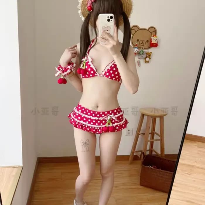 Maillot de bain japonais Kawaii pour filles